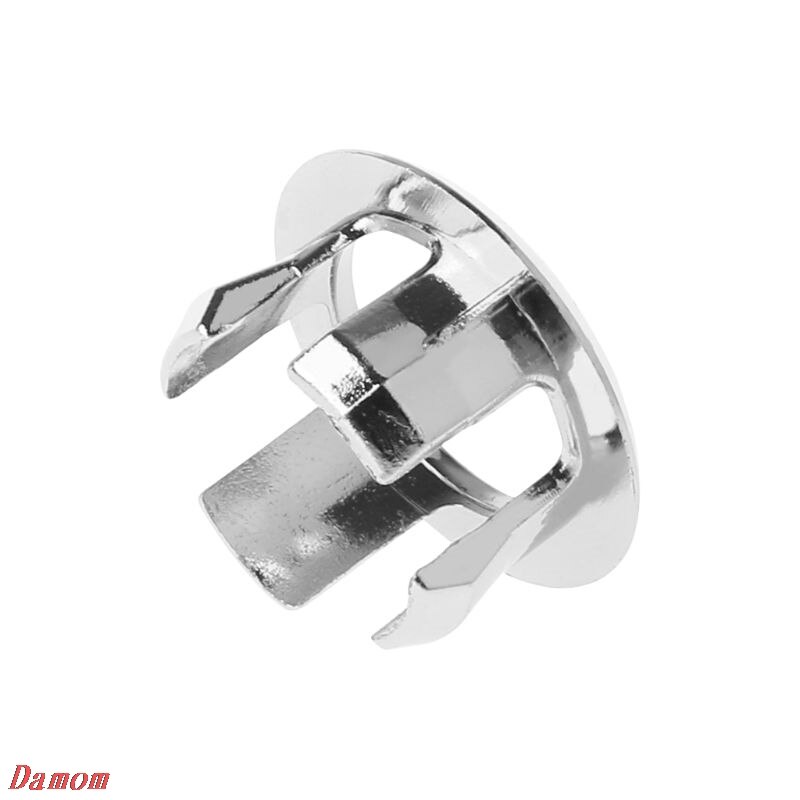 Bathroom Basin Sink Overflow Ring Six-foot Round Insert Chrome Hole Cover Cap