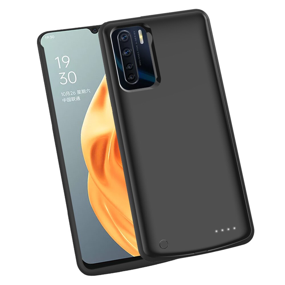 Fundas de carga de batería para OPPO A91, estuche de carga de batería externa de 6800mAh, funda de Banco de energía para OPPO A91