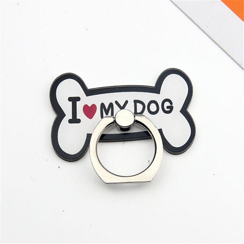 UVR Sheepdog Mobile Phone Stand Holder Dog Bulldog Finger Ring Mobile Smartphone Phone Holder Stand For iPhone Xiaomi All Phone: C