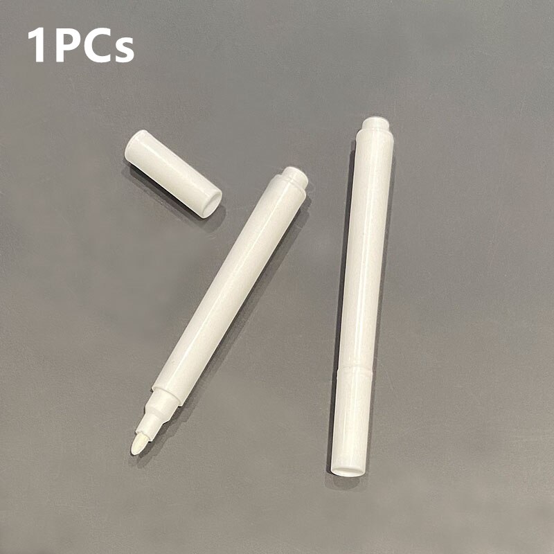 Rotuladores borrables para cocina, etiquetas adhesivas, bolígrafos de tiza líquida blanca, tarro de almacenamiento, especias, etiquetas adhesivas, etiqueta de pizarra, 1/3/5 Uds.: 1pcs