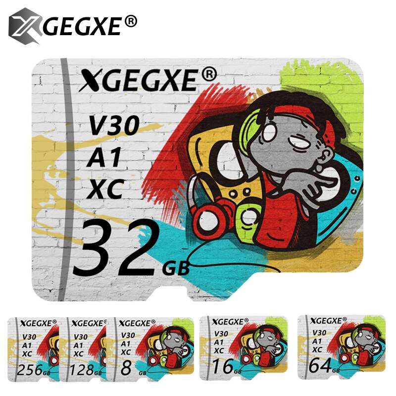 Xgegxe Geheugenkaart 128Gb 64Gb 32Gb 16Gb Micro Sd-kaart Class10 Flash Card Memory Microsd Tf kaart Voor Smartphone