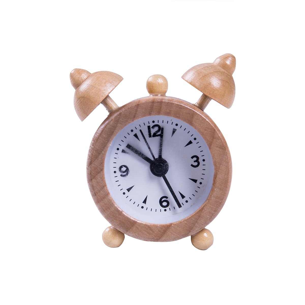 Classic Retro Alarm Clock Silent Non Ticking Twin Bell Alarm Clock Movement Bedside with Night Light Loud Alarm Clock Desk Clock: A