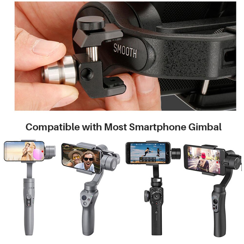 TUYU Removable weight for balance torque distortion lens, 60g weight for zhiyun smooth 4 Vimble 2 DJI Osmo mobile 2 Selfie stick