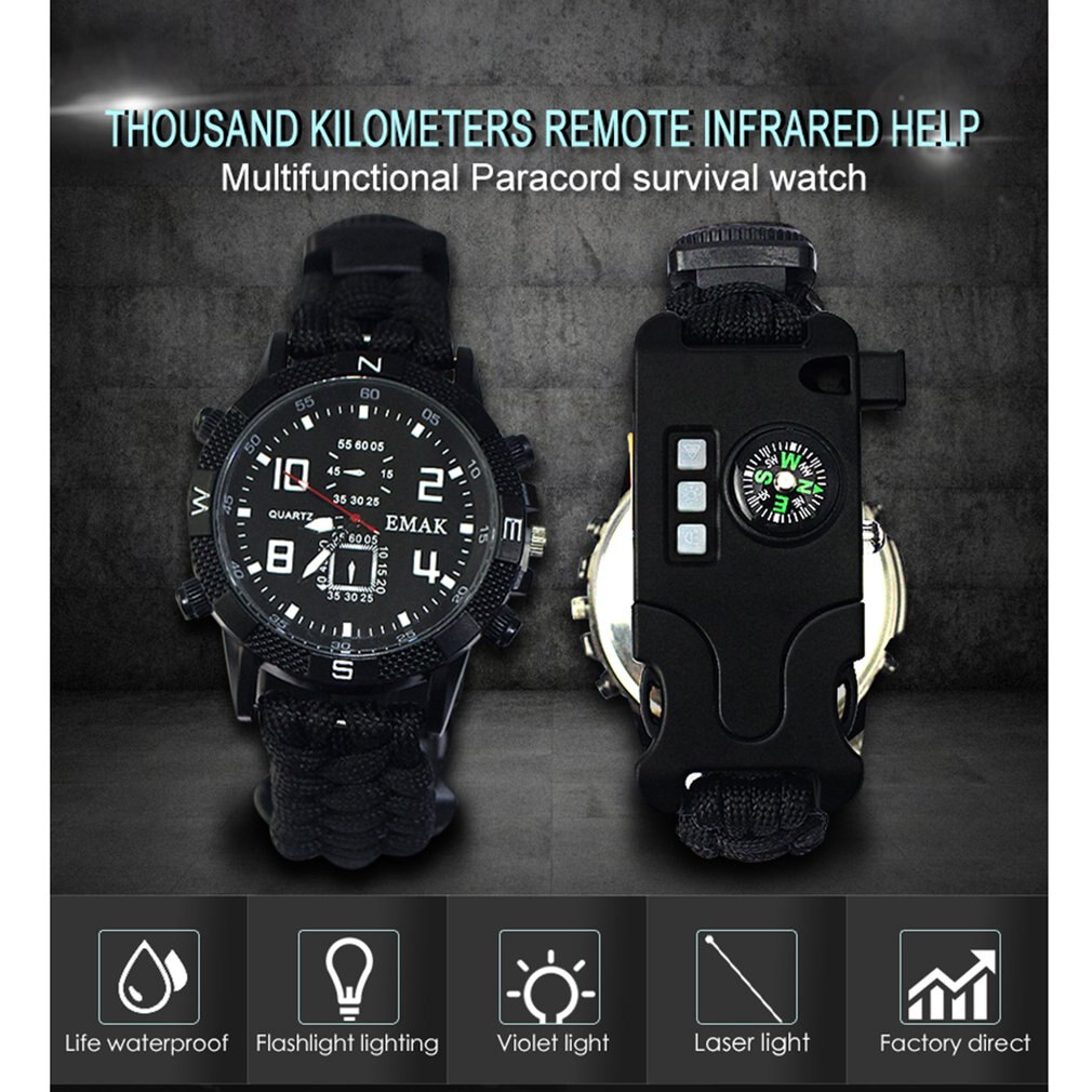 Fluit kompas waterdichte horloges led digitaal outdoor sporthorloge heren multifunctioneel horloge g stijl schok quartz horloge