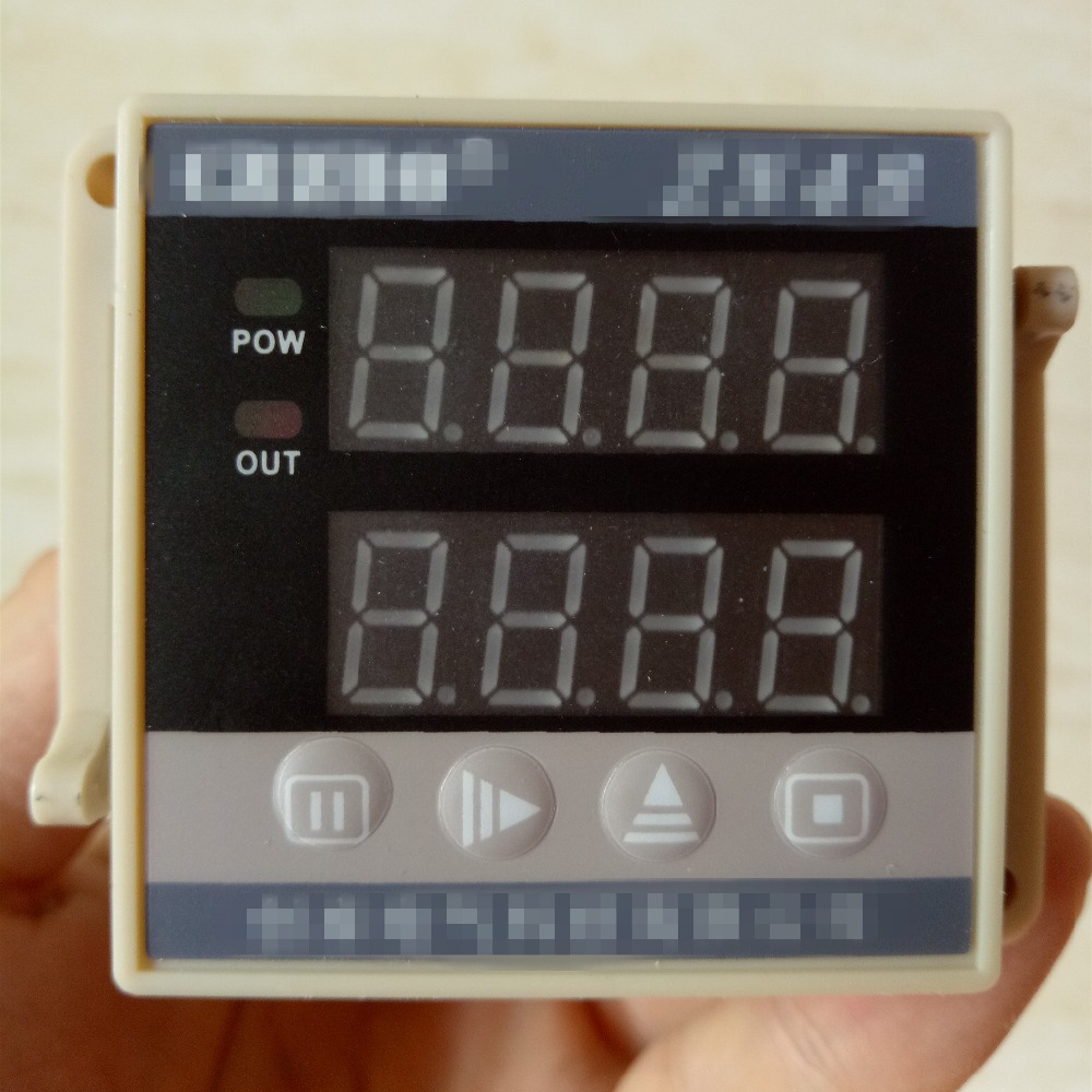 Npn Sensor Switch Encoder Teller ZN48 Digitale Dubbele Rij Led Display Tijdrelais Teller Met 10 Terminals