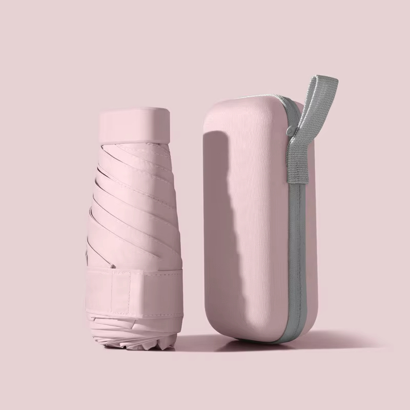 Xiaomi-Mini paraguas Ultra compacto con revestimiento negro, bolsillo portátil, sol, lluvia, doble uso, ligero, de viaje, para mujeres y hombres