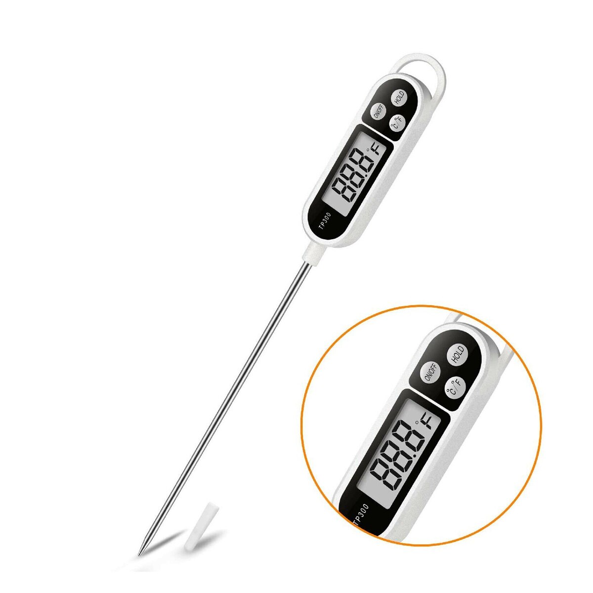 Voedsel Thermometer Digitale Hoge Temperatuur Vlees Barbecue Thermometer Sonde Voor Koken Bbq