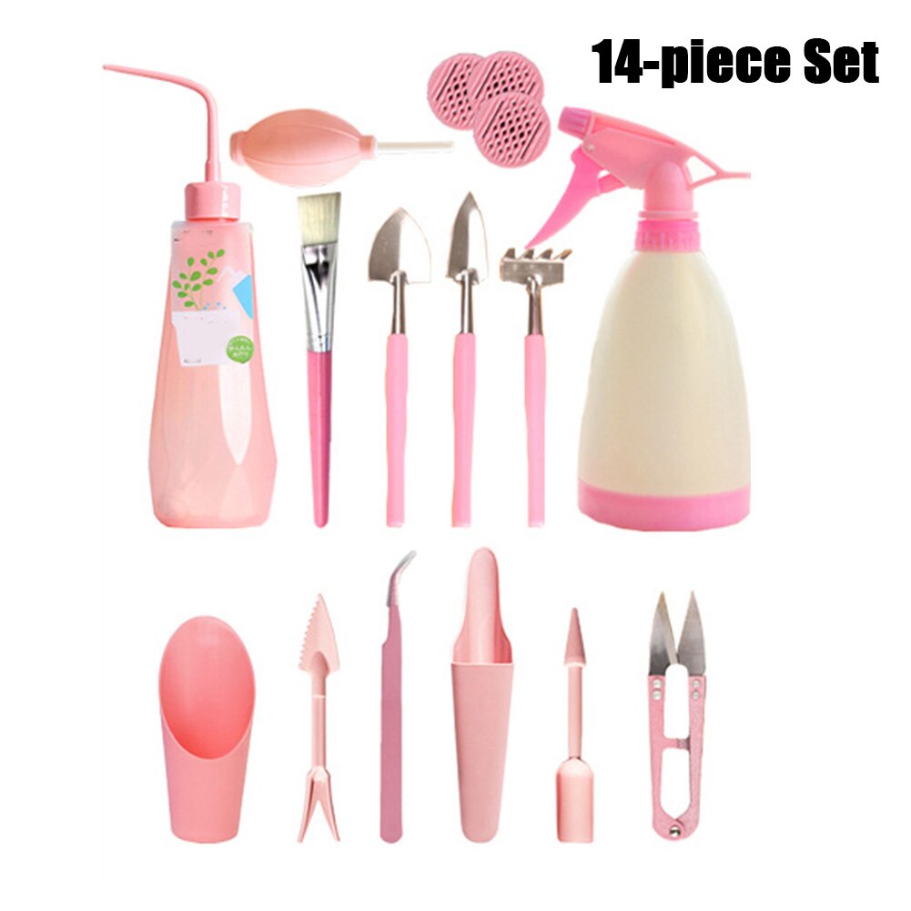 Good Healthy 5/7/10/14 Pcs Succulent Transplanting Garden Planting Hand Tools Set Garden Tools