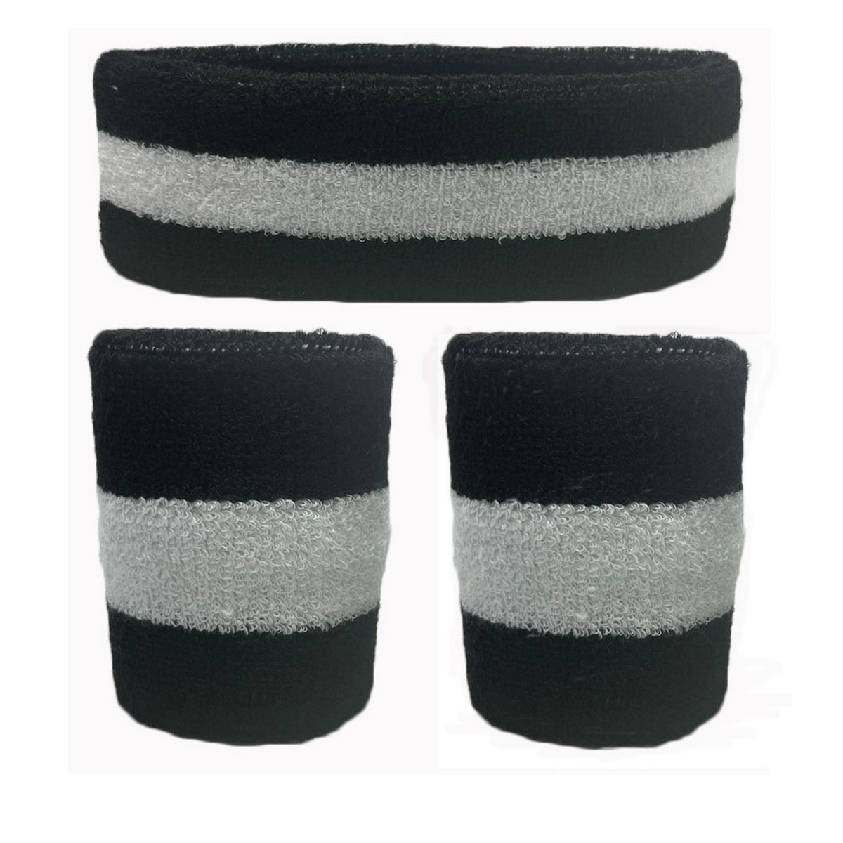 Mannen Vrouwen Sport Polsbandjes Voor Tennis Yoga Hoofdband Volleybal Pols Brace Guard Basketbal Fitness Handdoek Zweetband Head Band