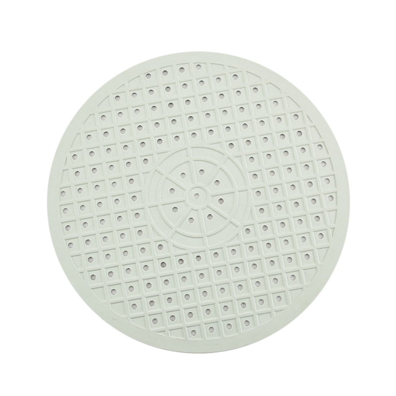 Quick Afvoer Keuken Tafel Anti Slip Zachte Rubber Gootsteen Mat Drogen Gerechten Warmte Isolatie Protector Multifunctionele Badkamer Thuis: White Round