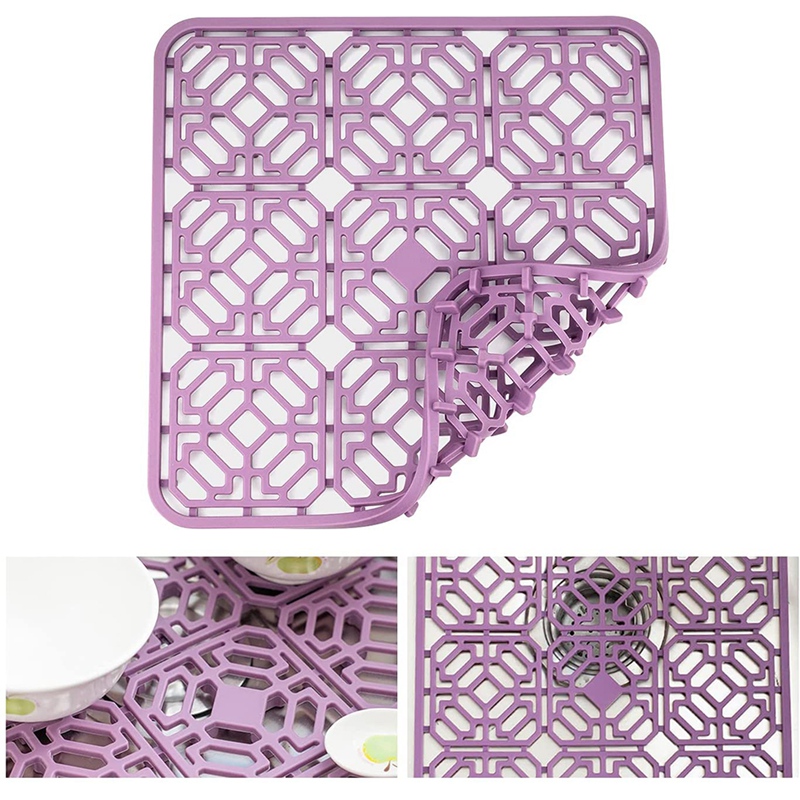 Silicone Kitchen Sink Mat, Great Sink Protector Grid Accessory, Sink Protectors For Kitchen Stainless Steel Sink