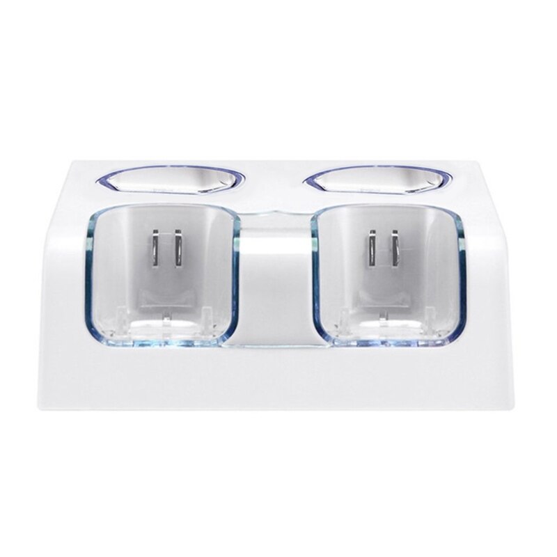 Ladehalterung passend für wii und wii ugame-konsole, wiederaufladbarer akku, kurzschlussschutz, ladeadapter