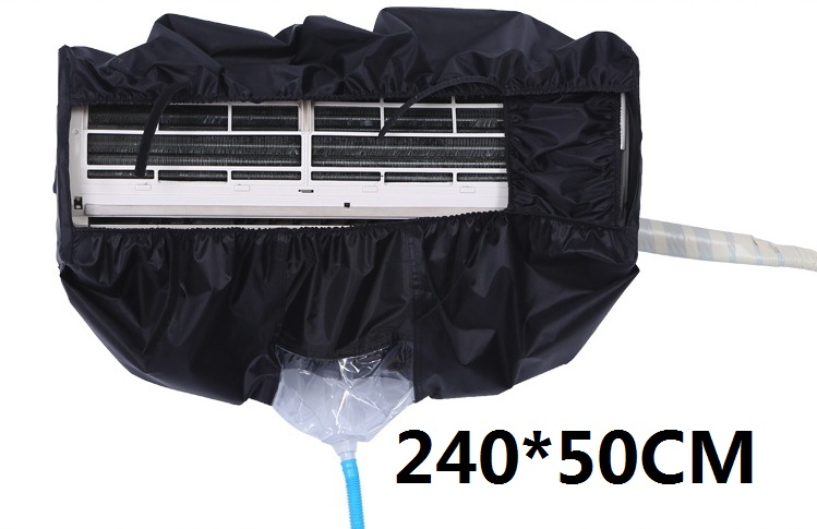 Airconditioner Schoonmaken Cover Kamer Wassen Wandmontage Airconditioner Schoonmaken Stofzak Split Airconditioner Wassen Cover: 240X50cm