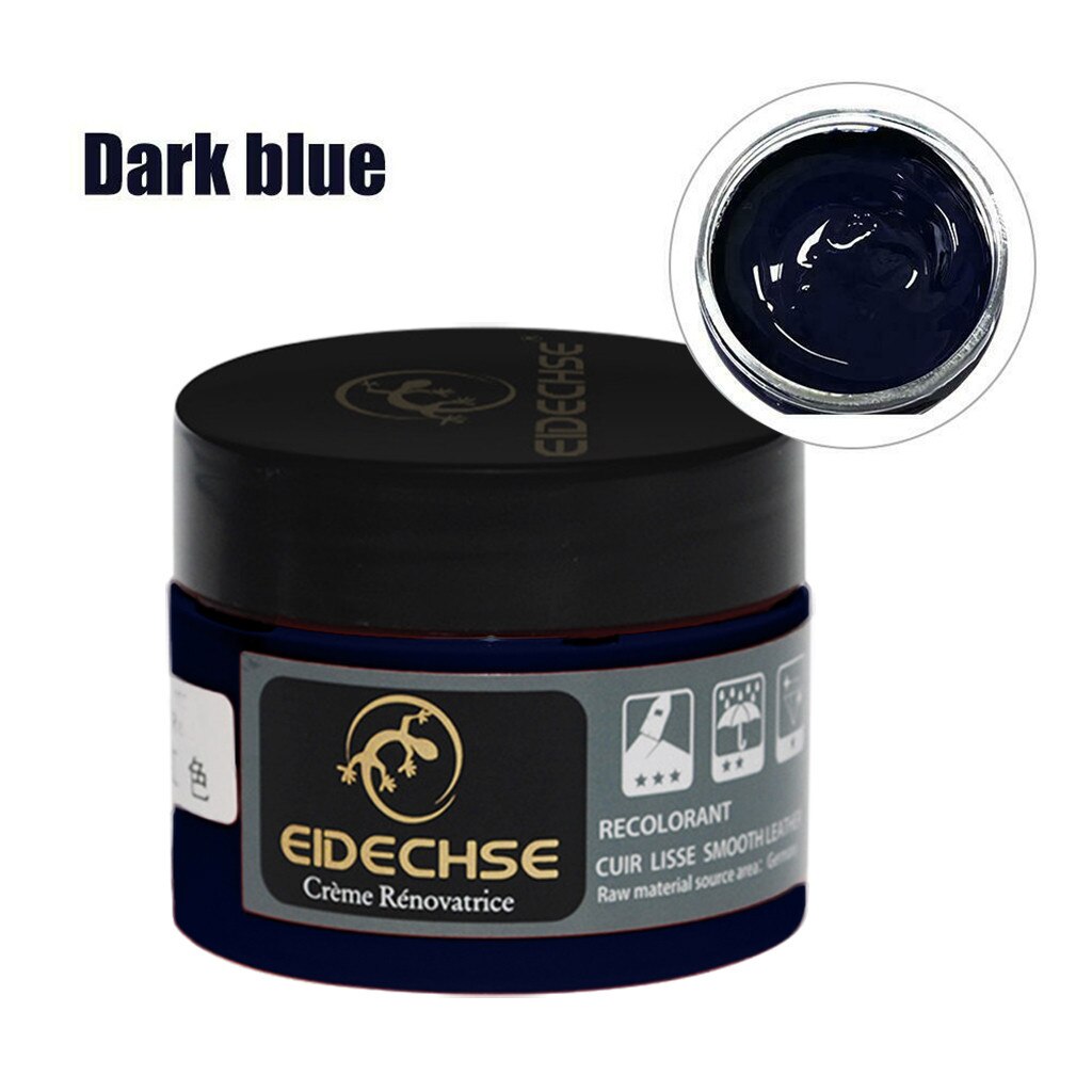 Leather Vinyl Repair Filler Compound Cream for Leather Restoration Cracks Burns Car Seat Sofa Holes Store: Blue 