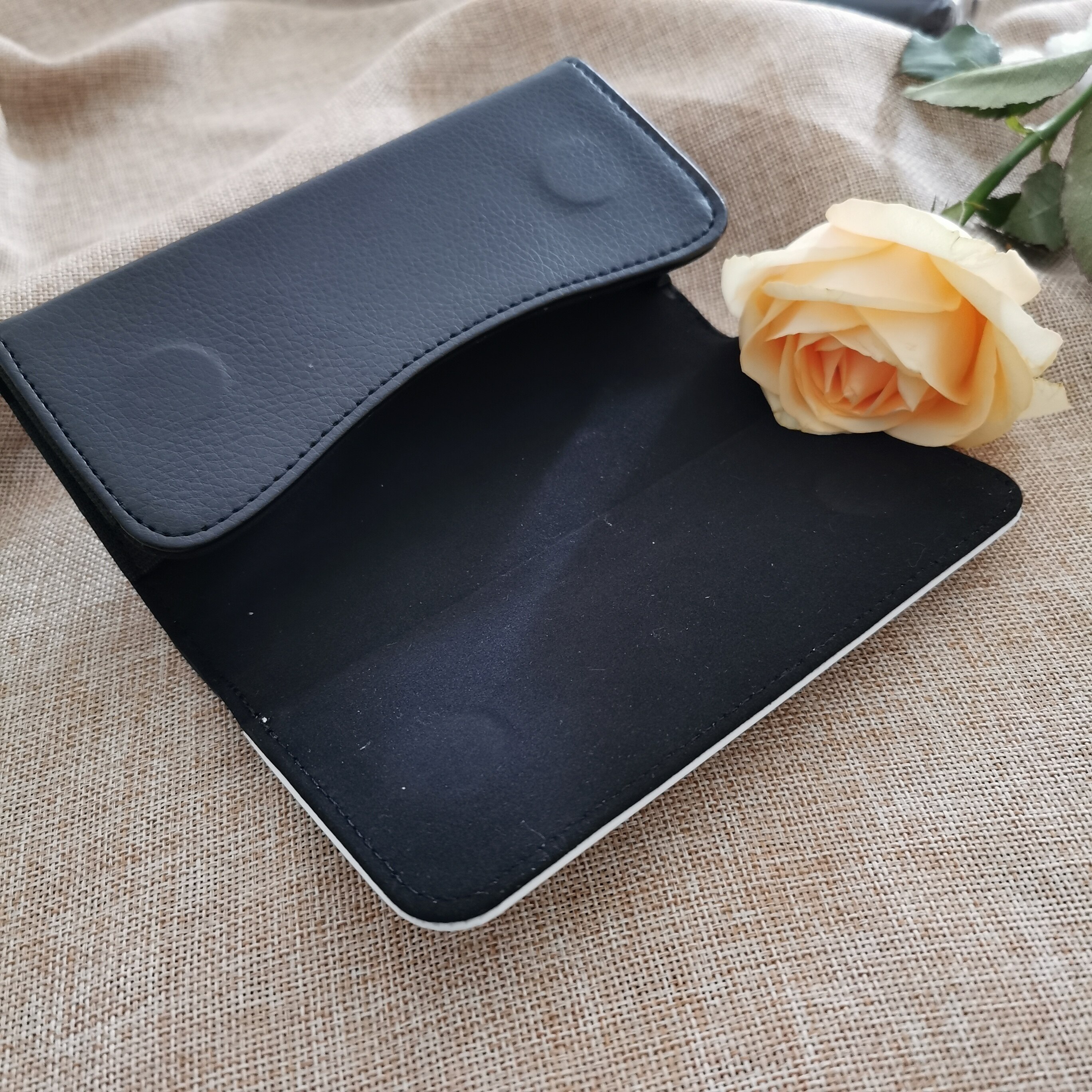 6 Stks/partij Leeg Sublimatie Glazen Doos Case Transfer Printen Leather Case Blank Verbruiksartikelen Diy