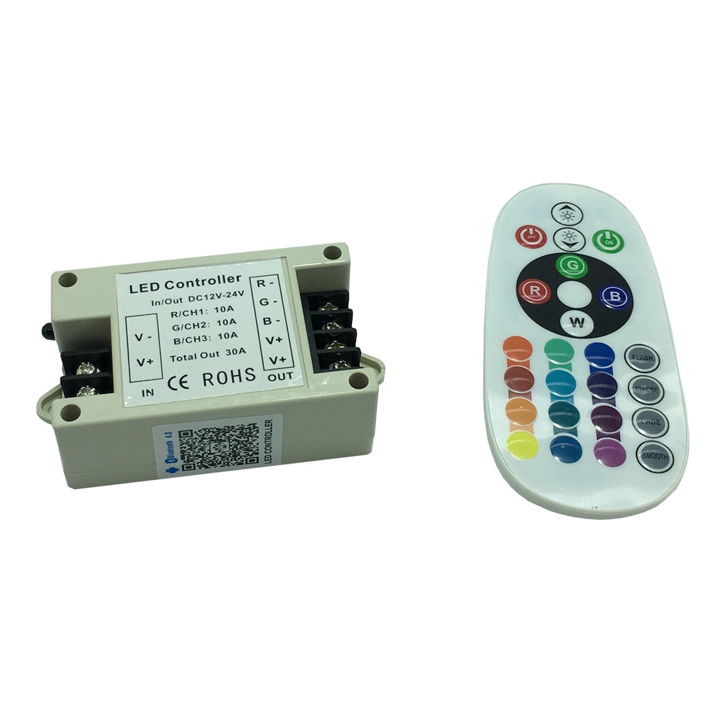 Bluetooth RGB Controller DC12V-24V met Afstandsbediening