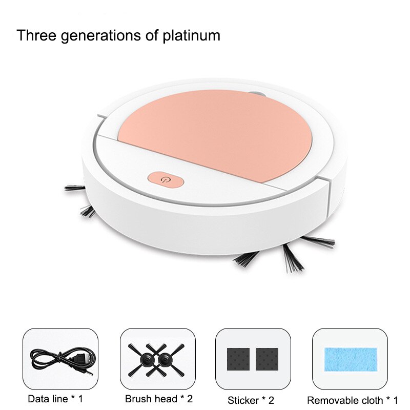 Sweeping Mopping Robot Vacuum Cleaner for Home Collect Pet Hairs Carpet Dust Robotic Collector Intelligent Cleaning Machine: 3