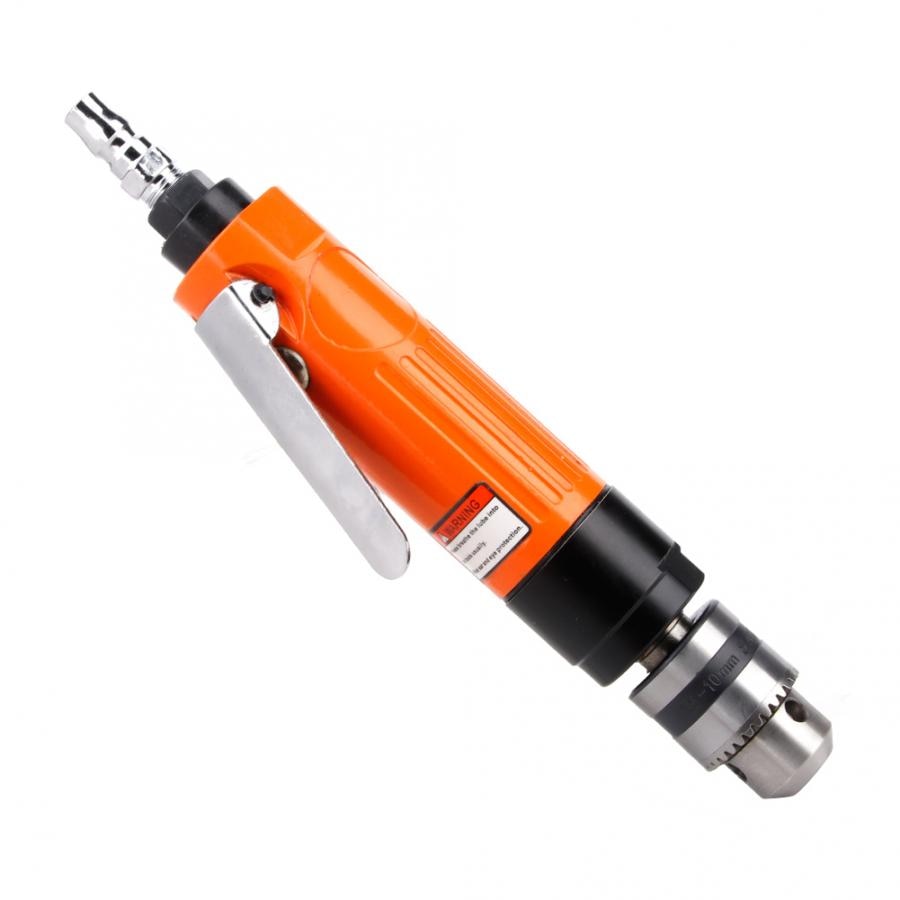 3/8in High Speed Straight Pneumatic Drill Machine with 1.5-10mm/0.06-0.4in Chuck Pneumatic Drilling Car Repair Tools