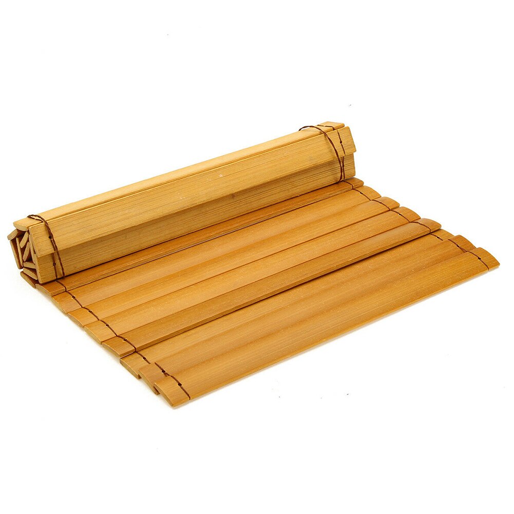 Naturligt trä bärbar flexibel bordsunderlägg soffa bordstablett underlägg hopfällbar sovrumssoffa armstöd bricka snacks servering anti-halk