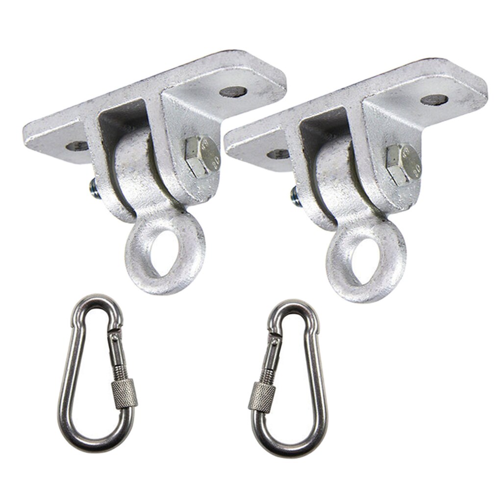 2 Paar Zware Veranda Swing Ers Haken Roest Slip Yoga Band Er