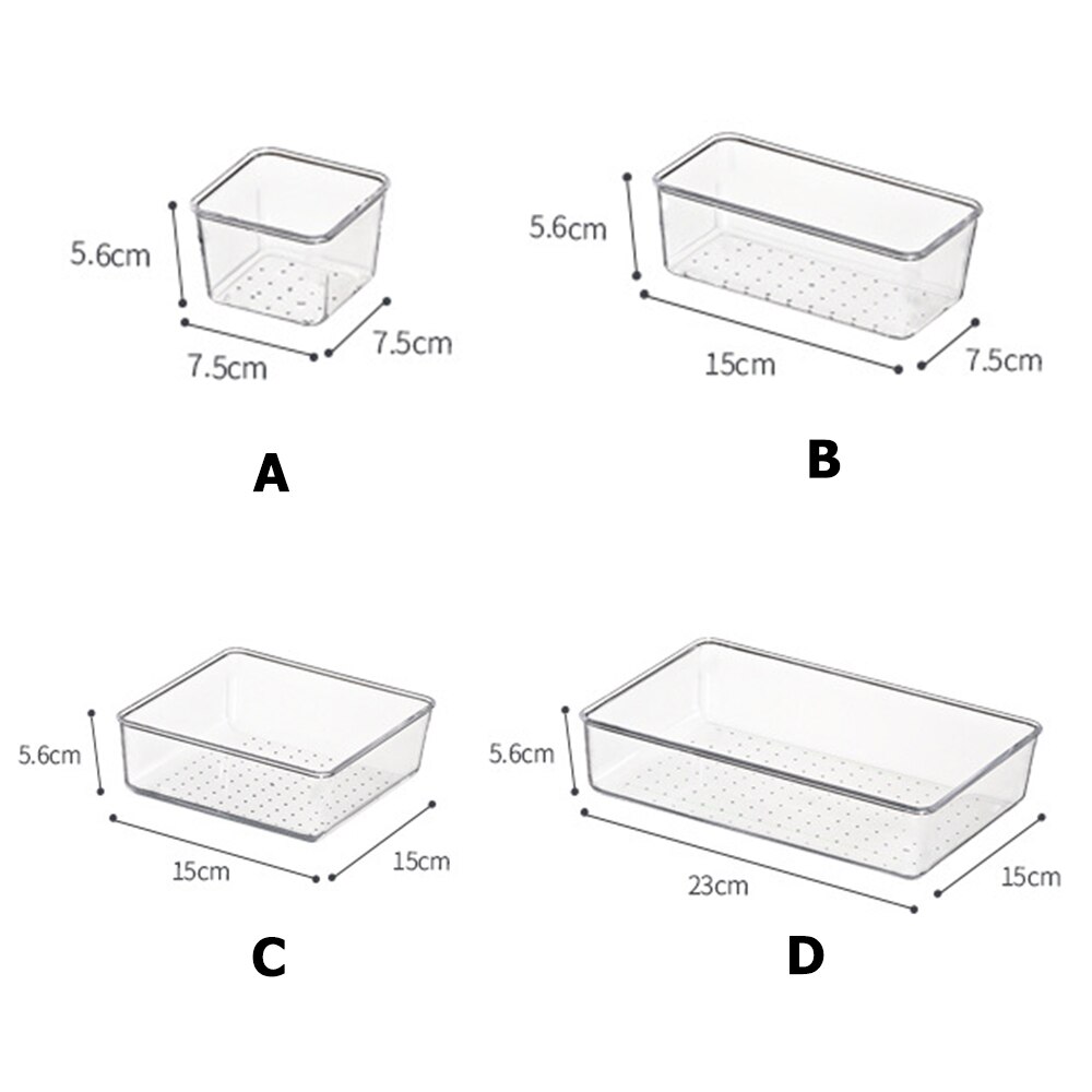 3/6/7/11 PCS Plastic Desk Drawer Organizer Trays Drawer Compartment Divider Container for Bedroom Dresser Office Storage Drawers