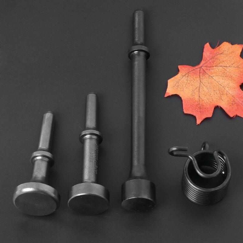3Pcs Smoothing Pneumatische Hamer Bits Lange Bit Tool & 1 * Lente Band Reparatie P0RE