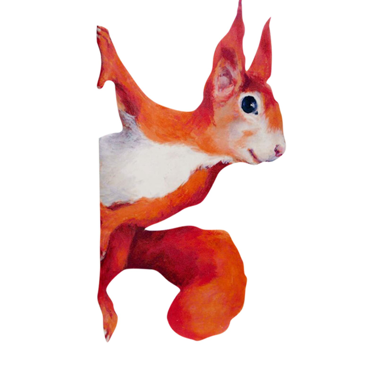 Pegatinas de ventana para el hogar, adhesivos de pared con estampado Animal de ardilla que espía, decoración de ventanas para paredes y para el hogar, 1/3/5 Uds.