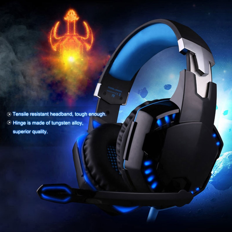 Stereo Bass Gaming Headset Kopfhörer mit Mic für PC Computer Spiel Maschine Wired Headset наушники игровые для пк casque gamer