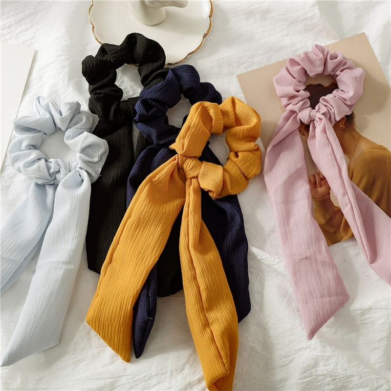 pañuelos para el pelo scrunchies diademas Coletero de seda Simple para mujer, cinta elástica suave, banda de goma para el pelo, accesorios para el cabello para niña lazos pelo niña gomas adornos trabas pelo mujer niña
