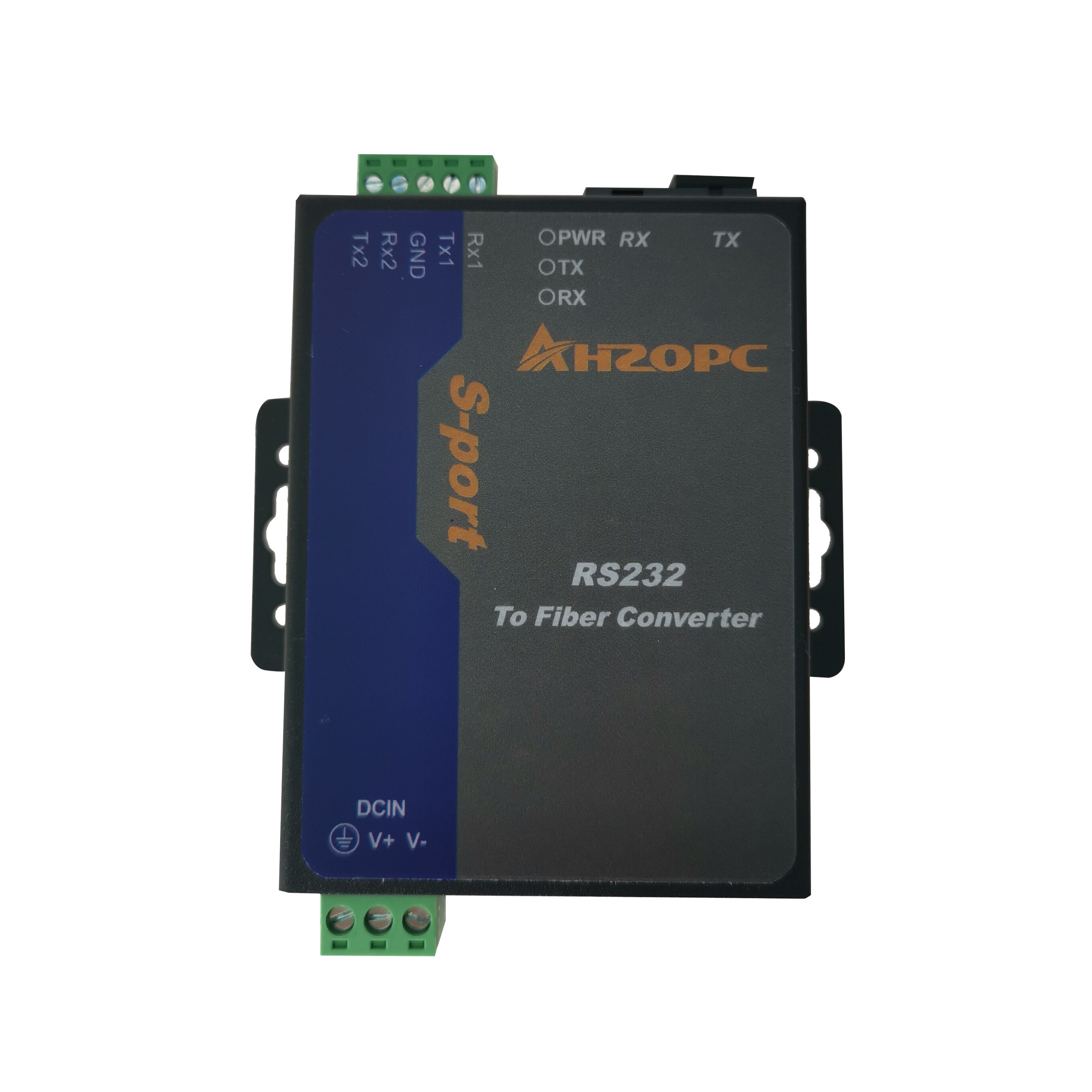 Industrial grade RS232 Fiber Converter Optical transceiver Fiber Optical Transceiver 2 channel RS232 optical cat SC single fiber