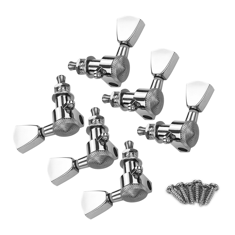 Chevilles De Réglage Guitare Tête De Machine 3L 3R - Mécaniques Métalliques Pour Guitare Folk