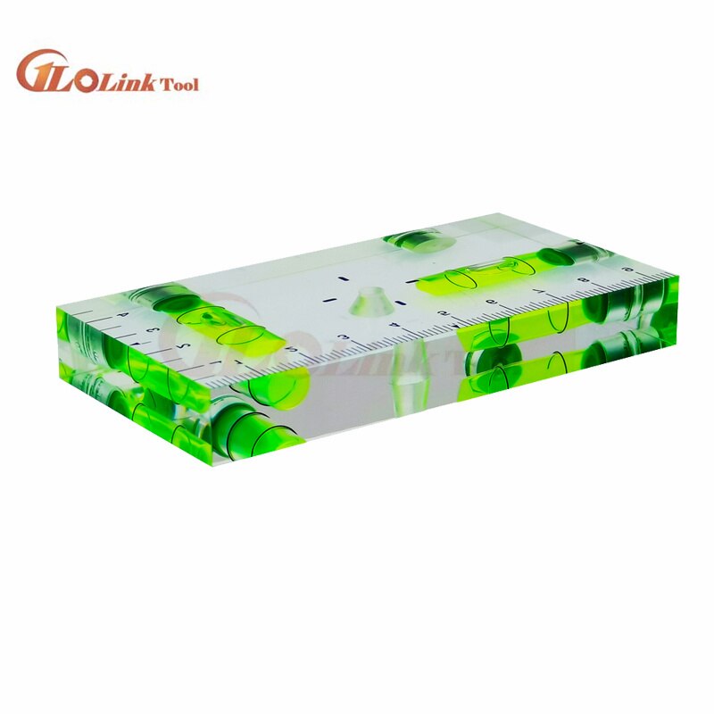 High Transparent magnetic Level Bubble Mini Spirit level with Three strong magnetic magnets