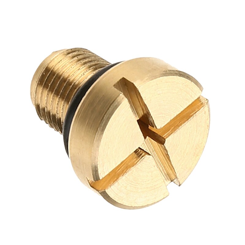 Tornillo de purga para depósito de expansión de refrigerante, 17111712788 desbordamiento del radiador, dorado, E39 E36 E46 para BMW, Etc.