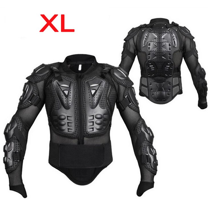 Motorcykel rustning jakke hel krop rustning motorcross racercykel bryst gear beskyttende skulder håndled beskytte moto tilbehør: Xl