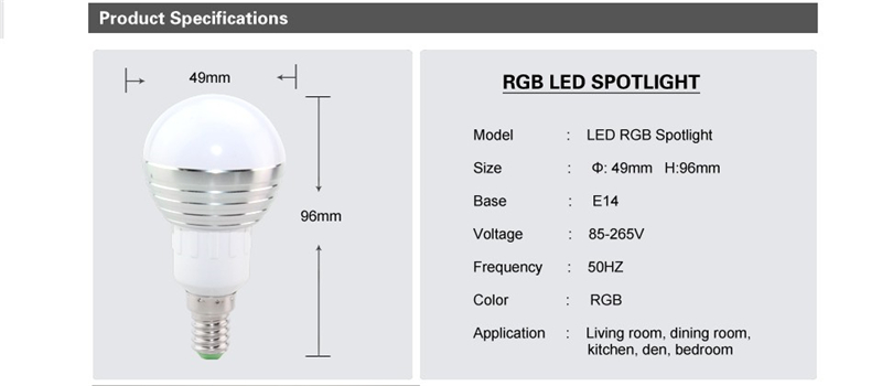 110v stk. 220v e27 e14 rgb led-pære, 16 farver, magisk led-natlampe, dæmpbar scenelys, fjernbetjening med 24 taster, dekorativ
