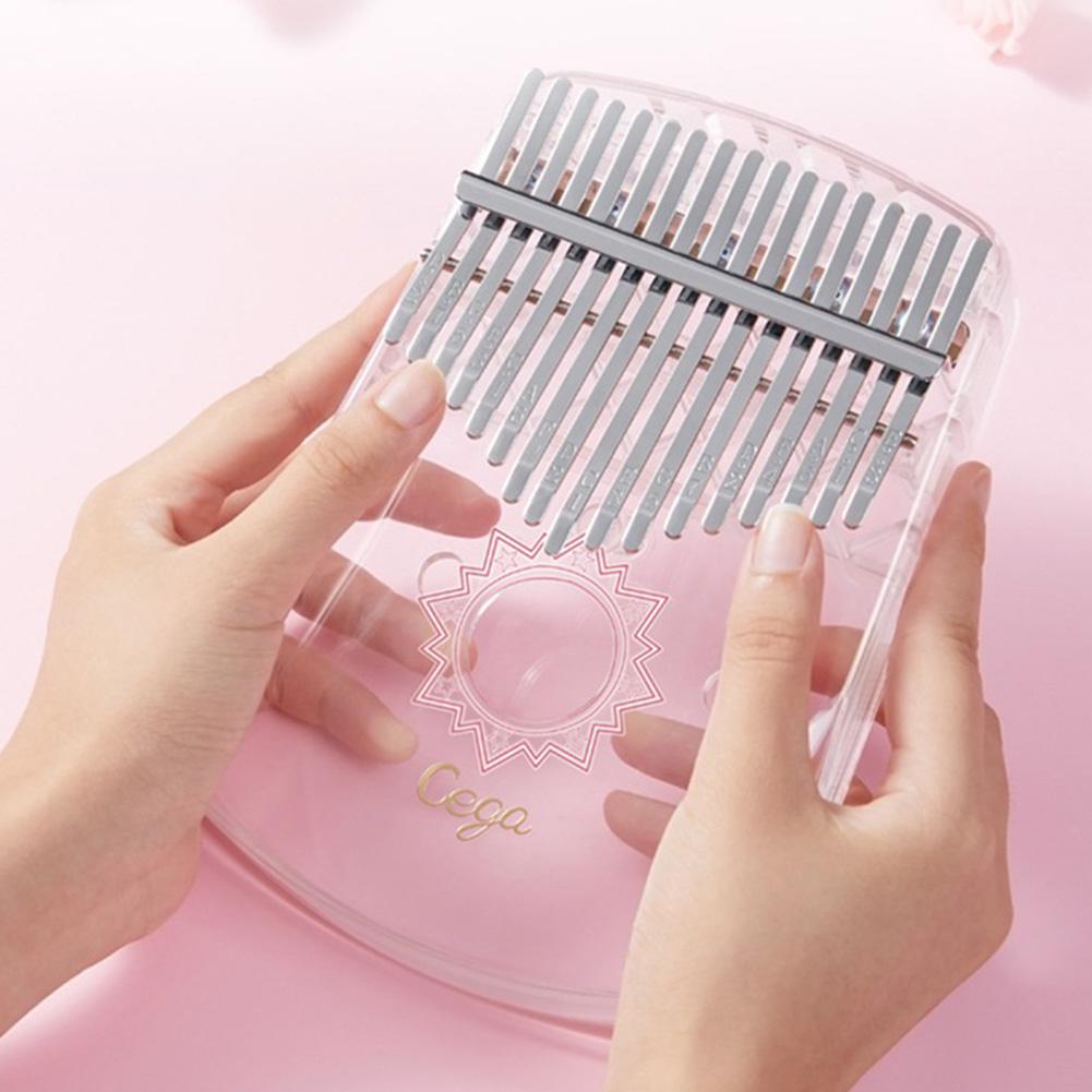 Portable Kalimba 17 Keys Thumb Piano Transparent A... – Grandado