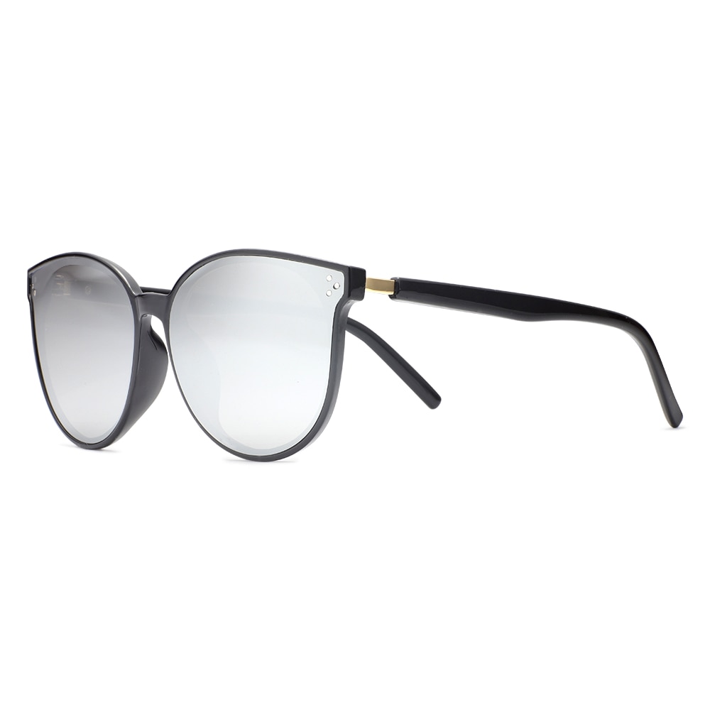 OFFRAY Cat Eye Cute Shape Children Sunglasses Plastic Wrap Frame 5 Colors 004 Acrylic Material Lenses UV400 Protection Eyewear