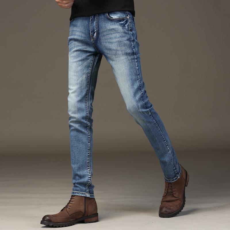 Jeans tøj hip hop revet højtaljet skinny denim lige biker jeans plus størrelse