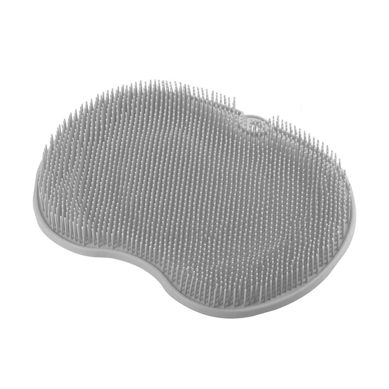 Brosse de Massage exfoliante pour douche, salle de bain, coussinets de Massage des pieds, brosse de Massage du dos paresseux, lavage du corps, outil de bain: GRIS