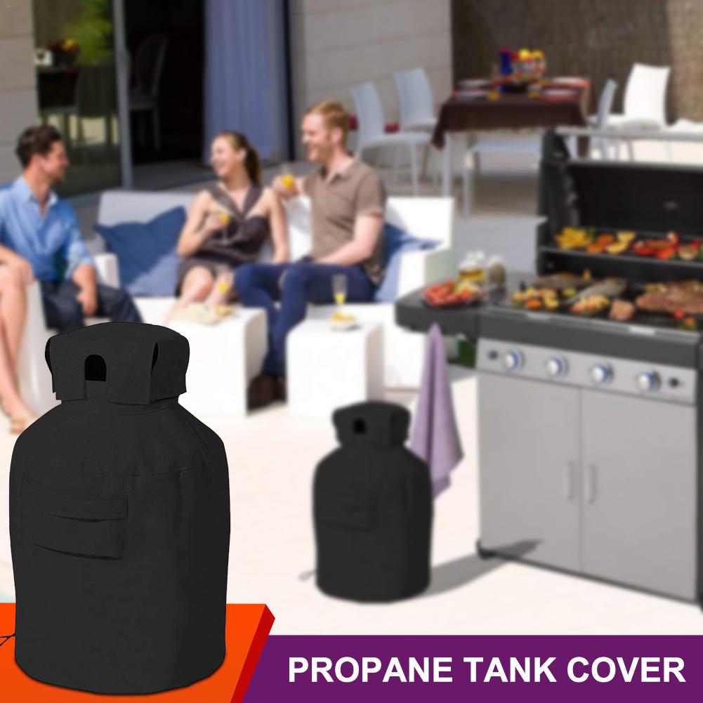 Propaan Tank Cover Zware Weerbestendig Gas Kan Cover Voor Buiten Zwart