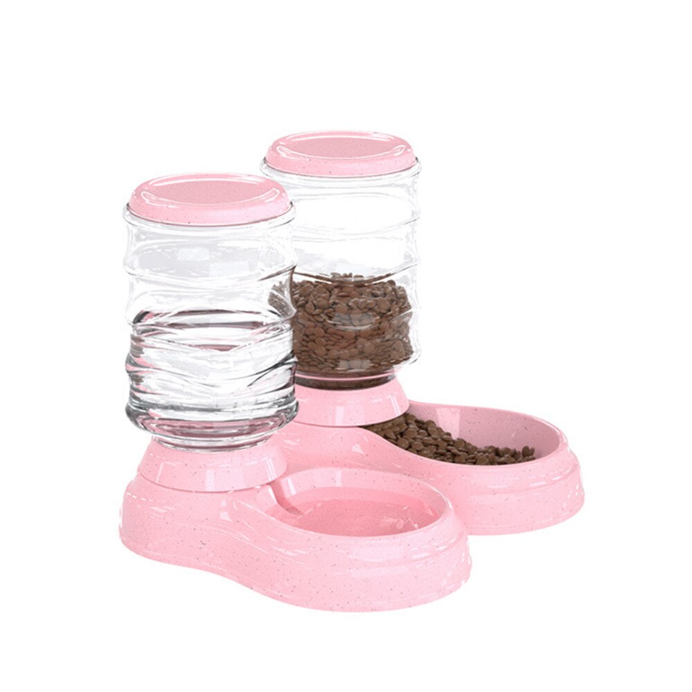 Pet Dog Automatic Water Feeder 3.8L Food Storage Bucket Cat Water Fountain Dispenser Small Pet Watering Supplies Random Color
