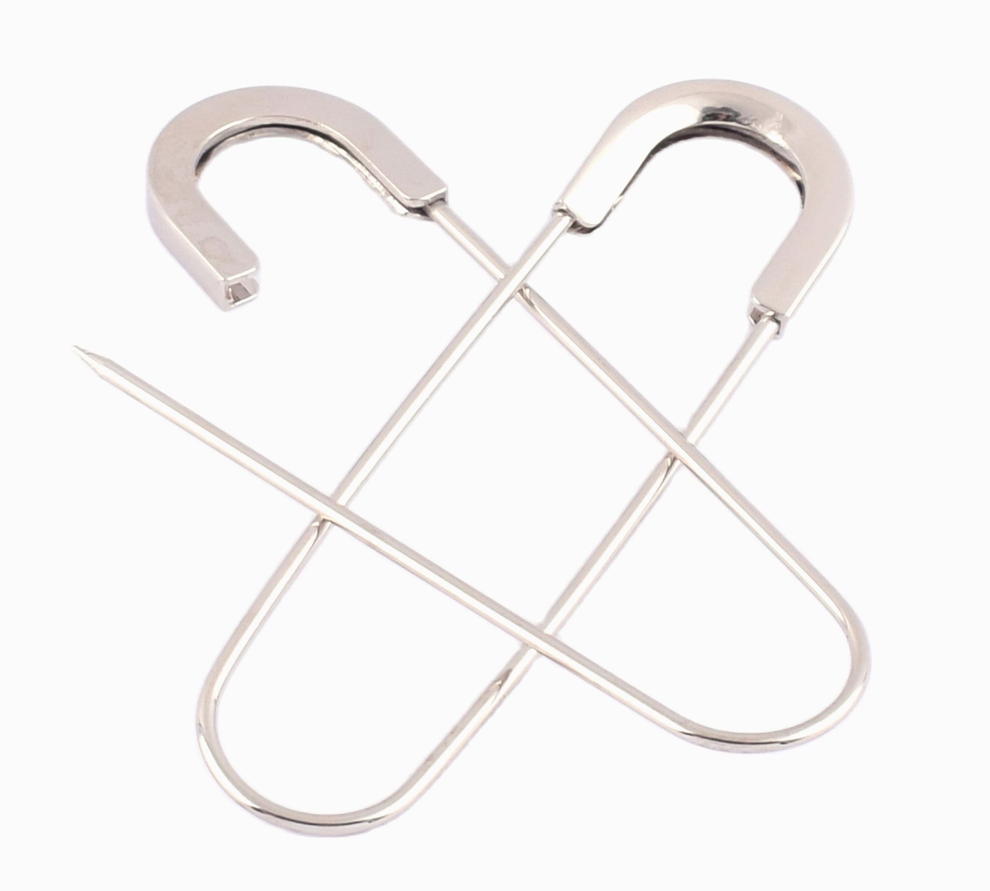 Silver Safety pins Coiless Safety Pins Larger Safety Pins Kilt Pins Broochs letter Bar Pins Apparel Accessories  DIY Sewing 4pcs: 12pcs