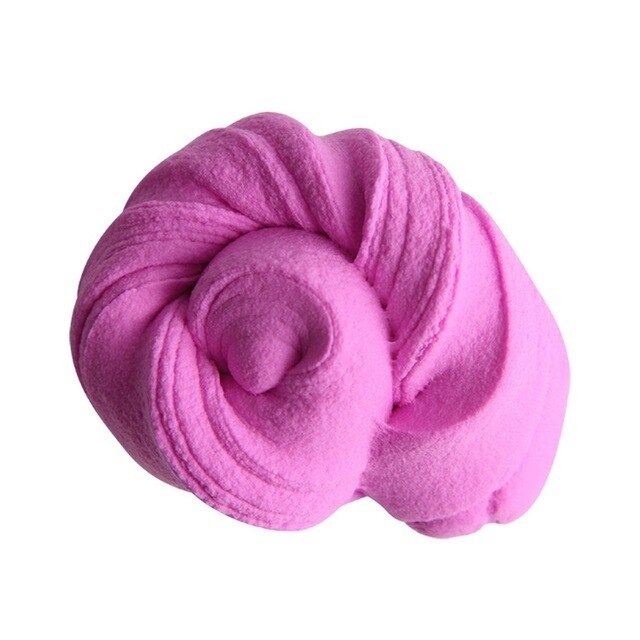 1 sacchetto di Vendita Calda FAI DA TE di Cotone leggero di Argilla 3D Soffice Schiuma Slime Profumato Alleviare Lo Stress Non Borace di Istruzione Del Mestiere di Fango antistress giocattolo: Colore rosa