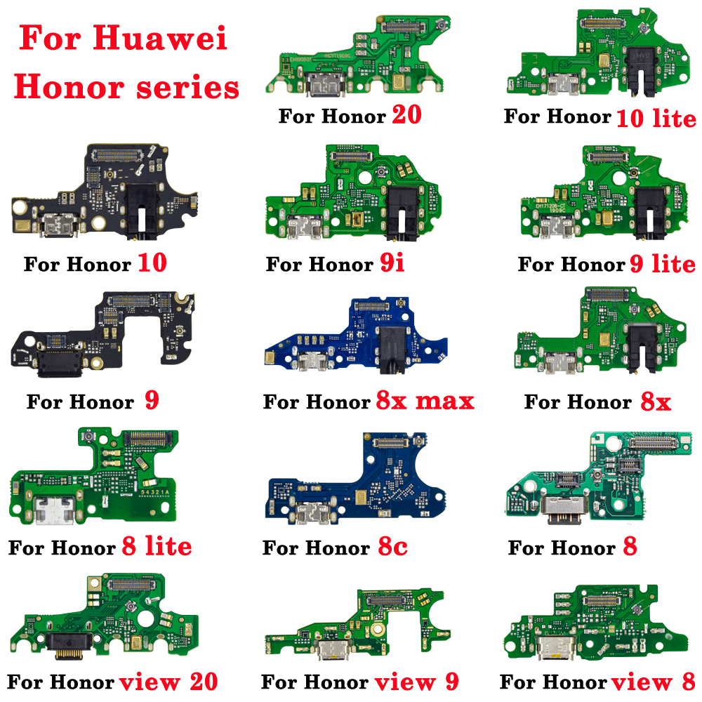 1 sztuk dla Huawei honor 8 9 10 20 lite 8c 8x max 9i v8 v9 v20 USB ładowarka pokładzie złącze ładowania Dock Flex Cable naprawy części