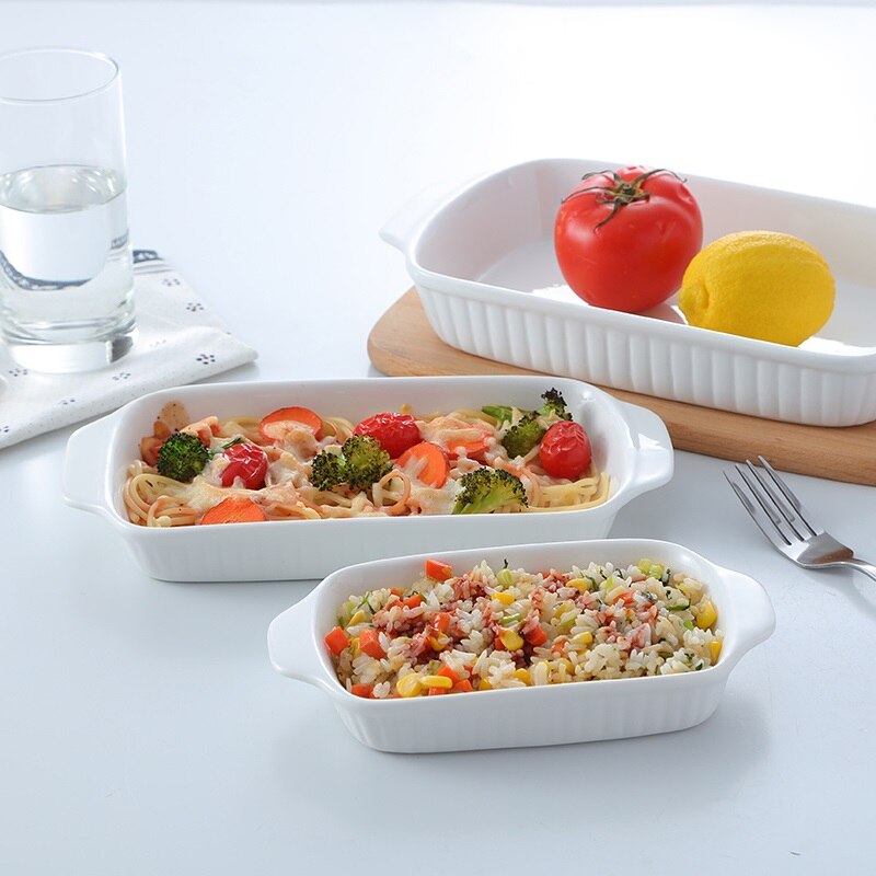 Guci Ceramic mold baking oven baked rice dish special cheese pizza pasta baking dish Western-style food household utensils