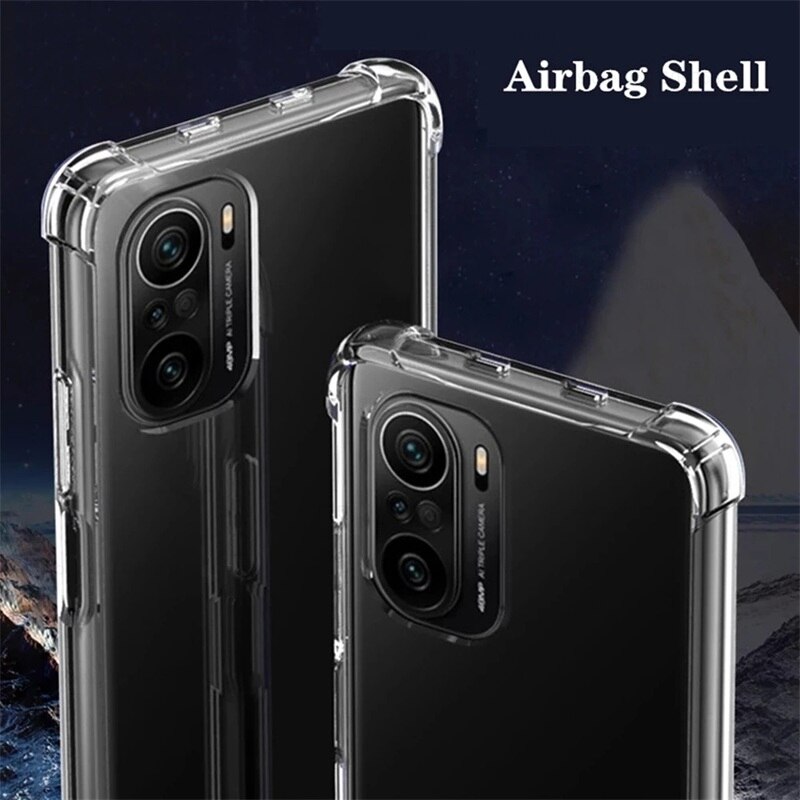 Funda de silicona transparente a prueba de golpes para poco f3, cristal templado, pocof3, poxo, poco f 3, 3f, protección para el lente de la cámara