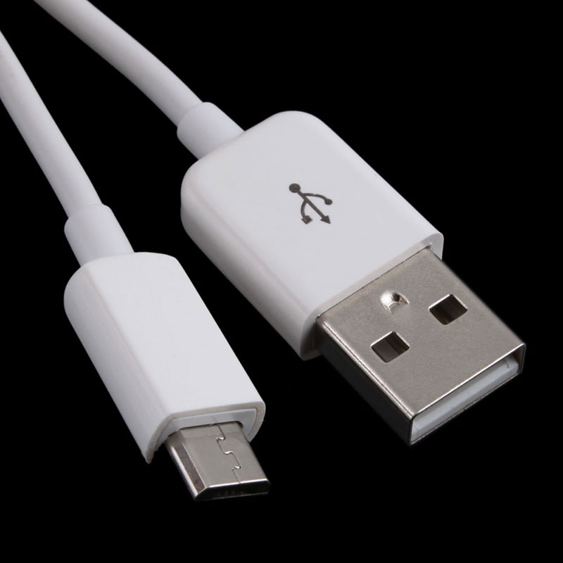 Cable cargador USB 2.0 macho a micro USB de 5 pines de 6 pies y 2 m # 25578