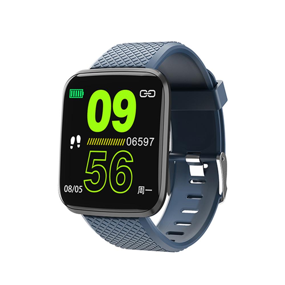 D13 Sport LCD Smart Uhr Wasserdichte Fitness Tracker Blutdruck Smartwatch Herz Rate Monitor Männer Uhr Band Für Android IOS