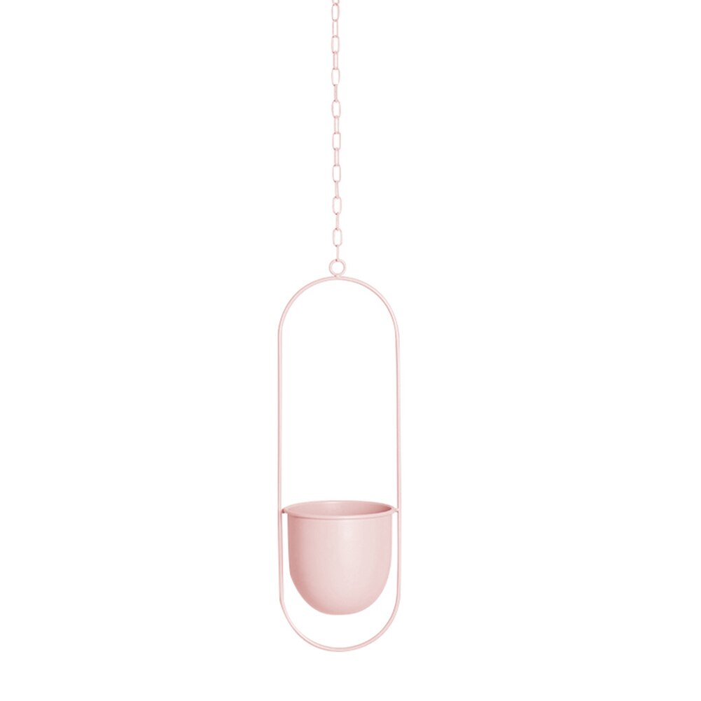Metal Hanging Pot Plant Hanger Chain Hanging Planter Basket Flower Pot Chain Plant Pot Hanger For Home Balcony Decoration: C