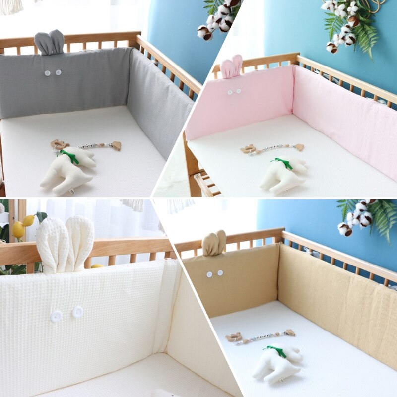 200x32cm Baby Nestchen Anti-kollision Kissen für Neugeborene Mädchen Junge Krippe Stoßfänger Baby Kindergarten Kissen